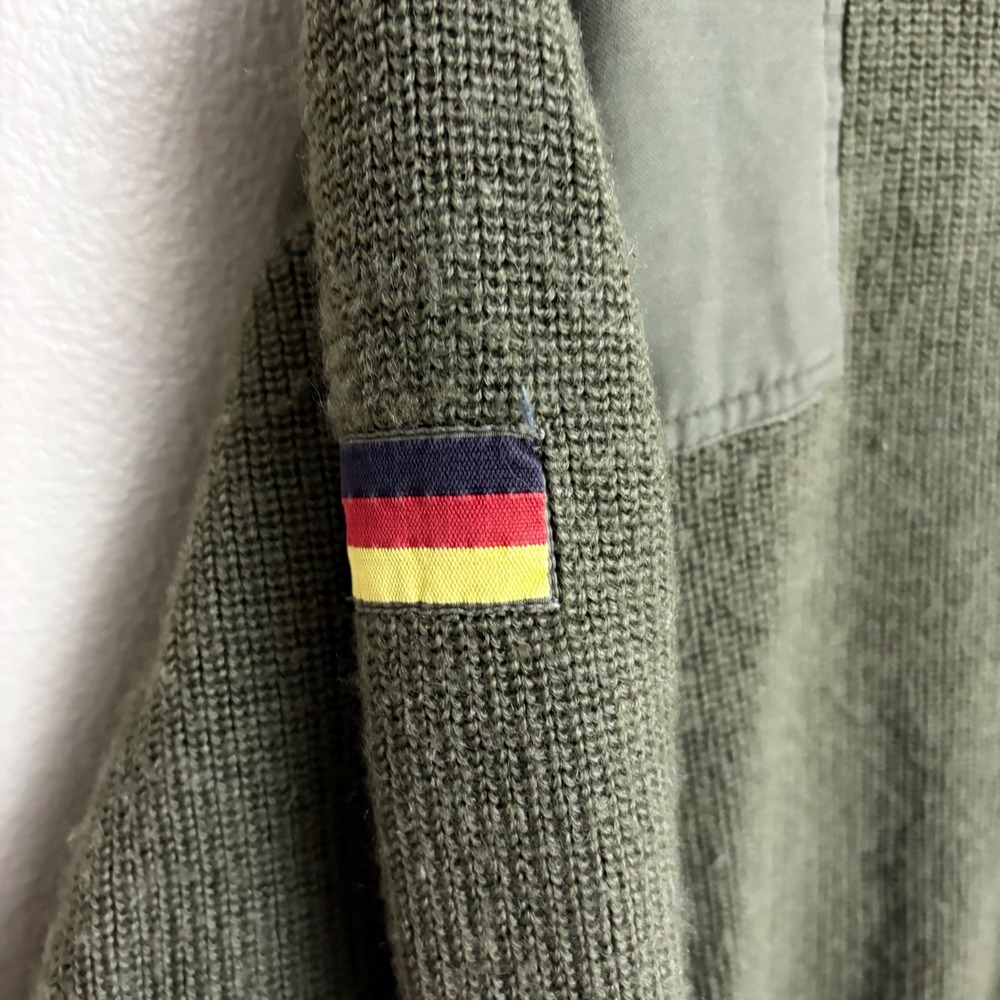 German Military Commando Sweater XL Vintage Distressed Wool Army Pullover - Picture 4 of 9